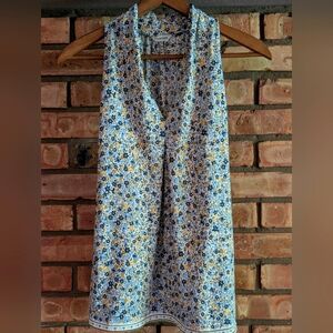 Max Studio Floral Sleeveless Top